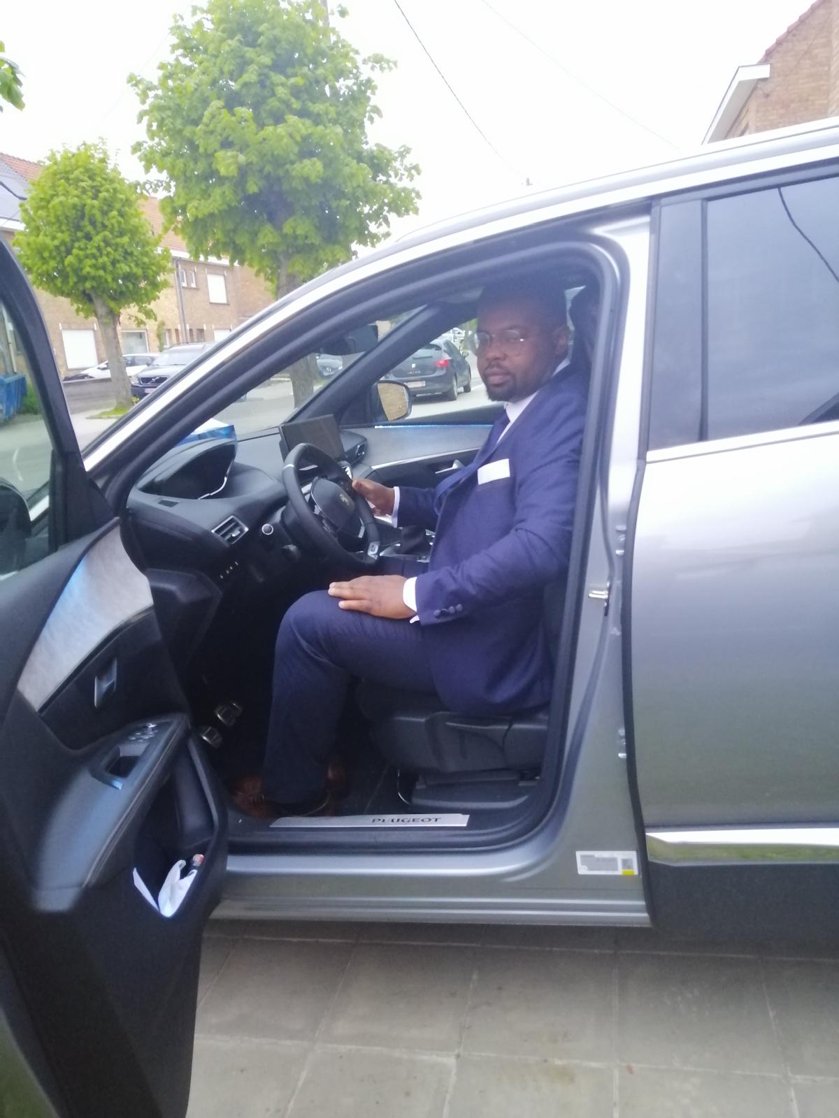 Ahmed Hussein Abdalla in taxi